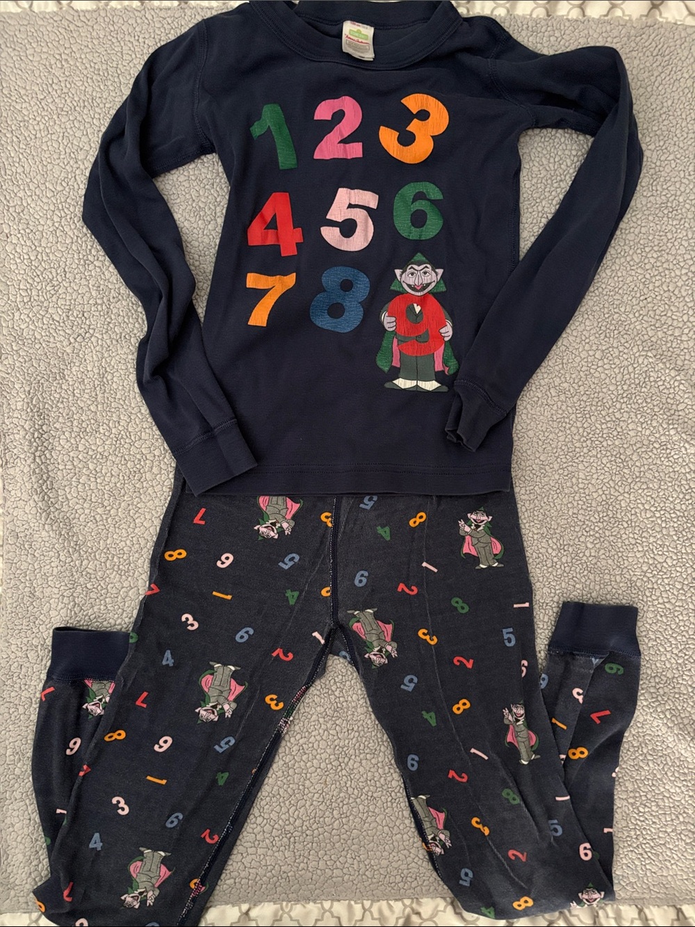 The Count Sesame Street Hanna Andersson Pajama Set